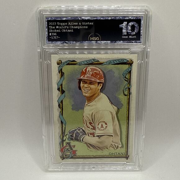 2023 Topps Allen & Ginter - Shohei Ohtani #396 Graded 10 Gem Los Angeles Angels - Picture 1 of 2